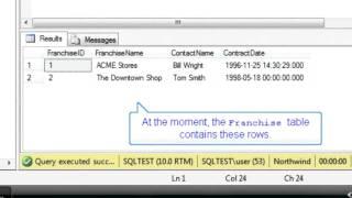 Delete all rows from a table: SQL Training by SQLSteps