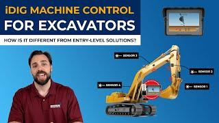 iDig Grade Control For Excavators Compared to Entry Level Machine Control Solutions