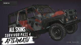 PUBG Survivor Pass 4: Aftermath All Skins