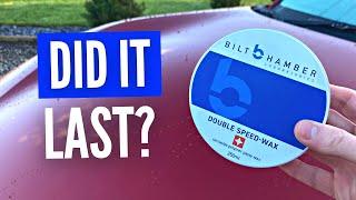 Bilt Hamber Double Speed Wax | 3 MONTH Durability Update