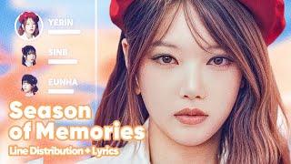 GFRIEND - Season of Memories (Line Distribution + Lyrics Karaoke) PATREON REQUESTED