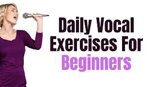 Vocal Exercises Every BEGINNER Singer MUST DO!