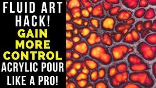 GAIN MORE CONTROL Hack! Fluid Art Acrylic Pouring | Poured Soul Art | Music: @Elephant_Funeral