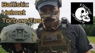 Uprise Armory Gen 4 IIIA Ballistic Helmet Torture Test - SUPER SCIENTIFIC