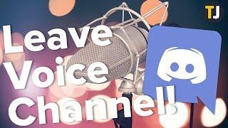 How to Leave Voice Channels in Discord!