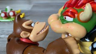 Donkey Kong Vs Bowser  #toys #play #toyvideos #supermario #donkeykong #supermariomovie #nintendo