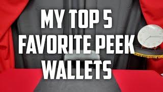 My Top 5 Favorite Peek Wallets