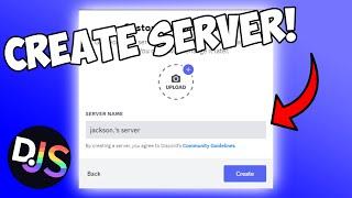 How to CREATE SERVERS using your discord bot! || Discord.js V14