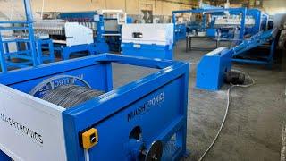 Mesh Welder VM/CC-D with top and bottom cross wire feeder. (Trailer)