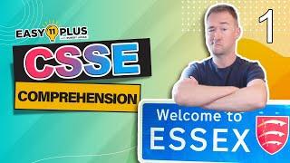 11 Plus CSSE English | Comprehension | Easy 11 Plus LIVE 109