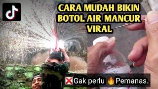 Cara mudah bikin botol air mancur yg lagi trend dan viral di Tiktok.