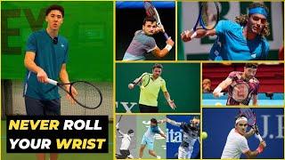 NEVER Roll The WRIST On The One-Handed Backhand! Do This Instead