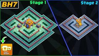 NEW BEST!! BH7 Base (2 Stage) 2023 COPY Link | Builder Hall 7 Base | Clash of Clans