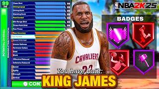 This LEBRON JAMES Build is a MENACE on NBA 2K25