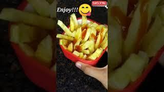 Crispy French Fries at home | French fries Recipe | Aaliyah's Cook'in #shorts