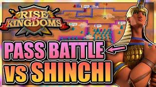 Battle vs Shinchi [Nile KvK Pass Opening] Rise of Kingdoms