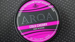 Обзор на снюс ARQA COLD CHERRY 