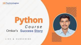 Omkar's Success Story  | Python Developer | Learner Experience | 3RI Technologies Placement Reviews