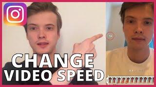 How To Change Video Speed On Instagram Reels (EASY 2022)