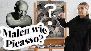 Ich male ein PICASSO Tutorial nach *extrem schwer* // I'mJette