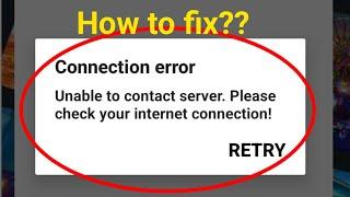 Fix Roblox Unable To Contact Server Please Check Your Internet Connection Error || Android & ios