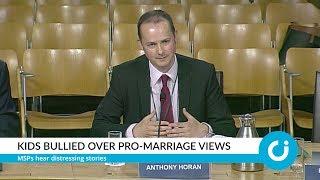 Kids bullied over pro-marriage views