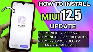 How To install MIUI 12.5 official Update Any Redmi Phone | MIUI 12.5 Update Download