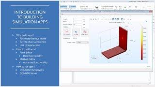 How to Create a Simulation App from Your COMSOL® Model