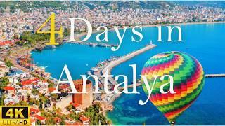 How to Spend 4 Days in ANTALYA Turkey | Travel Itinerary