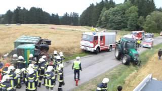 TLFA Ottenschlag trifft am Einsatzort ein