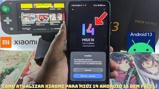 COMO FORÇAR ATUALIZAÇÃO PRA MIUI 14 E ANDROID 13 EM QUALQUER CELULAR XIAOMI!