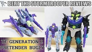 Transformers Generation 1 Pretender BUGLY Review! Bert the Stormtrooper Reviews!