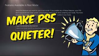 How To Make PS5 Quieter in Rest Mode (Loud Fan PS5 Tutorial)