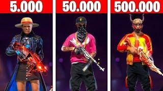 НАШЁЛ ОЛД АКК ЗА 5000, 50000 И 500000 РУБЛЕЙ ВО ФРИ ФАЕР! ОБЗОР FREE FIRE