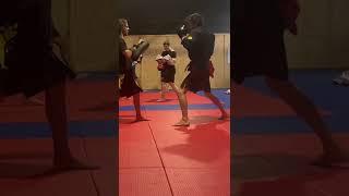 Freestyle padwork #shorts #shortvideo #mma #mmacombo #kickboxing #muaythai