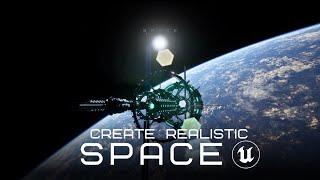 How to make Realistic Space scene in unreal engine 5 | IN ENGLISH