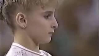 Shannon Miller wins SILVER in Balance Beam final at 1992 Olympics!