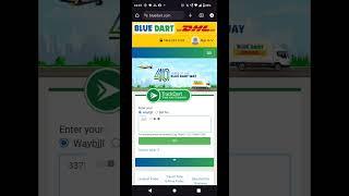 How To Track Bluedart Courier online status check Bluedart