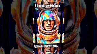 SpaceMan•Picasso Peace on the Moon @RealMikeNello #shortsfeed #shorts #short