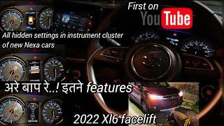 2023 Maruti XL6 instrument cluster MID hidden features, Lock Unlock sound, follow me home headlamps