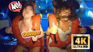 Slingshot Ride Gone Wild – Girl’s Hilarious Reaction Will Have You Laughing! #slingshotchallenge