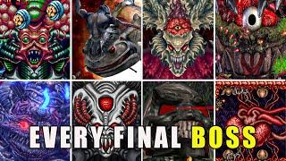 All Final Bosses in CONTRA Games - No Damage