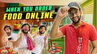 When you Order Food Online | Funcho