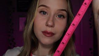 ASMR Measuring Your Face & Writing It Down