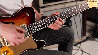 Elliott Guitars Raven Custom Semi-Hollow Electric and Elliott Revenuer Amp - Demo