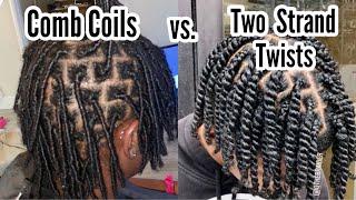 Comb Coils vs. Two Strand Twists: How Should You Start Your Locs ?