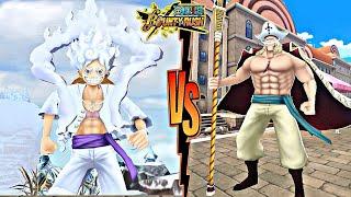 Gear 5 Luffy vs Ex white beard one piece Bounty rush