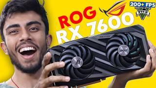 Affordable ROG Graphic Card!  AMD RX 7600 - Perfect For Streaming or 2K Gaming Live Test