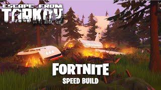 Fortnite Creative X Escape From Tarkov - Plane Crash - Speed Build