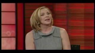 Kim Cattrall on Live! With Kelly